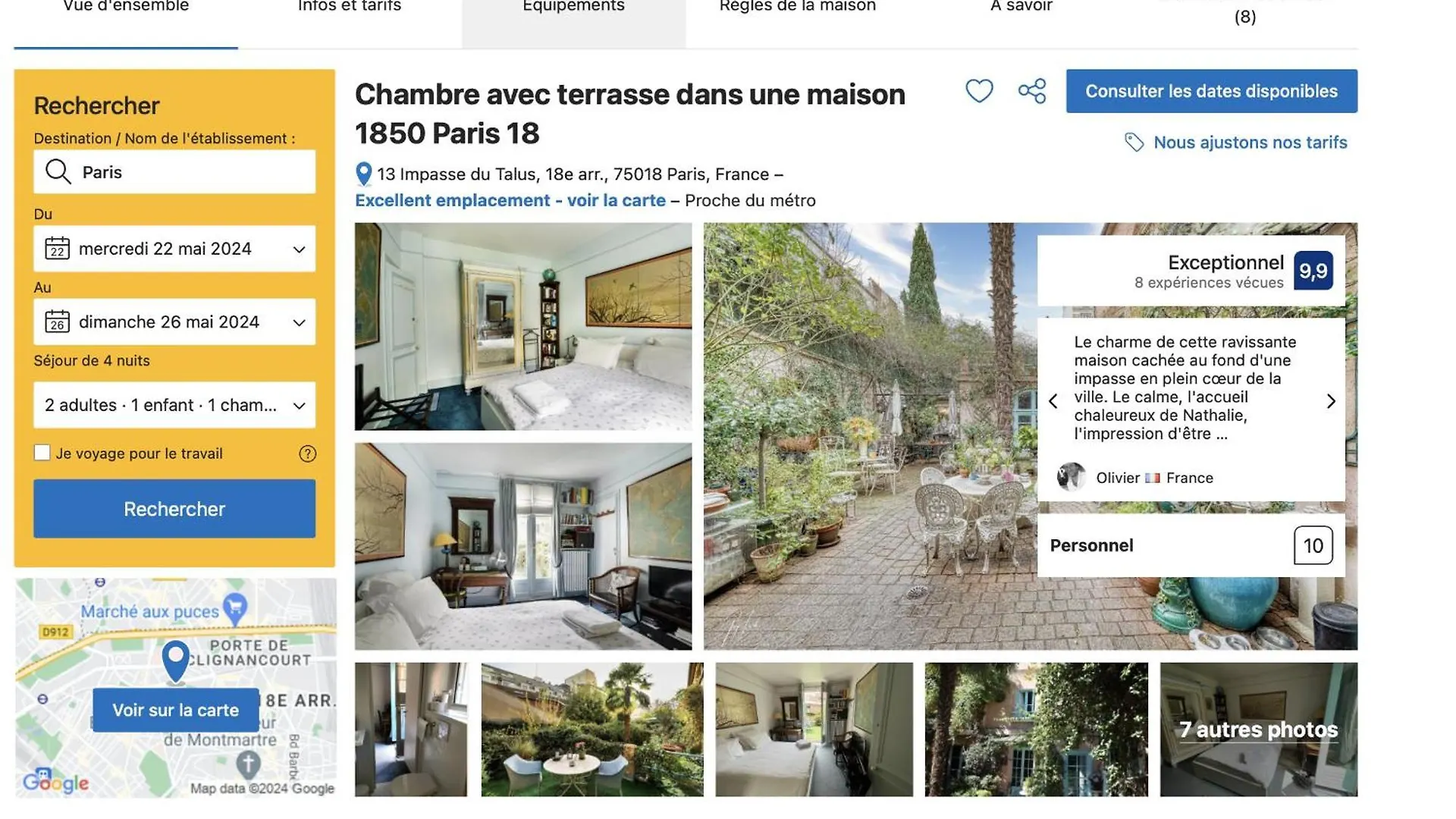 Maison 1850 18 Garden And Parking Parigi